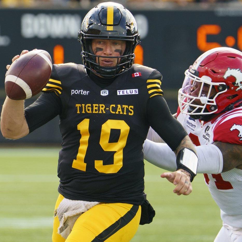 Ticats fail to lock down first pace in CFL East after 37-20 loss to Stampeders